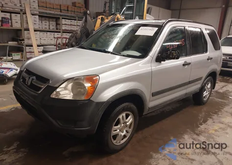 2002 Honda Cr-V Ex from USA, damaged, VIN SHSRD78802U013200